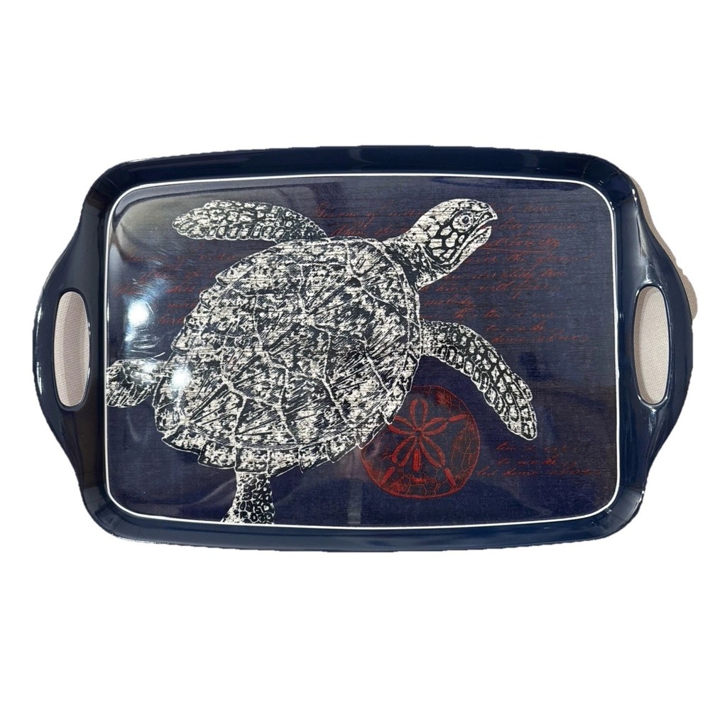 Suzanne Nicoll Turtle Serving Tray Beach‎ Summer Melamine